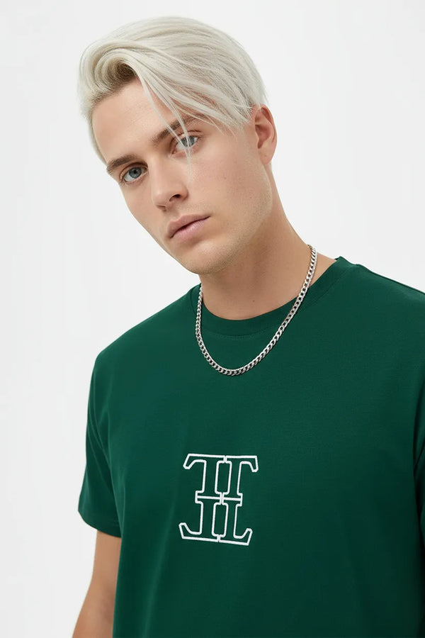 4L Slim Fit T-Shirt in Pine Green