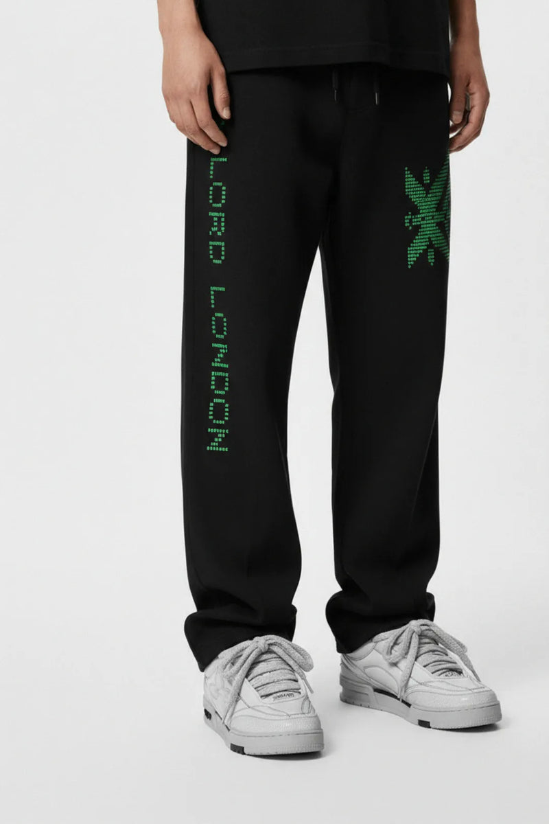 Dot Matrix Uncuffed Fleece Jogger