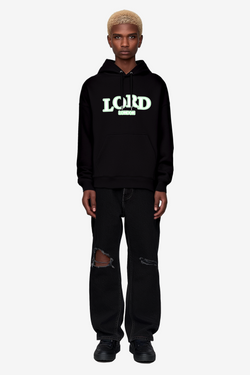 Ballad Quatrain Black Hooded Sweater
