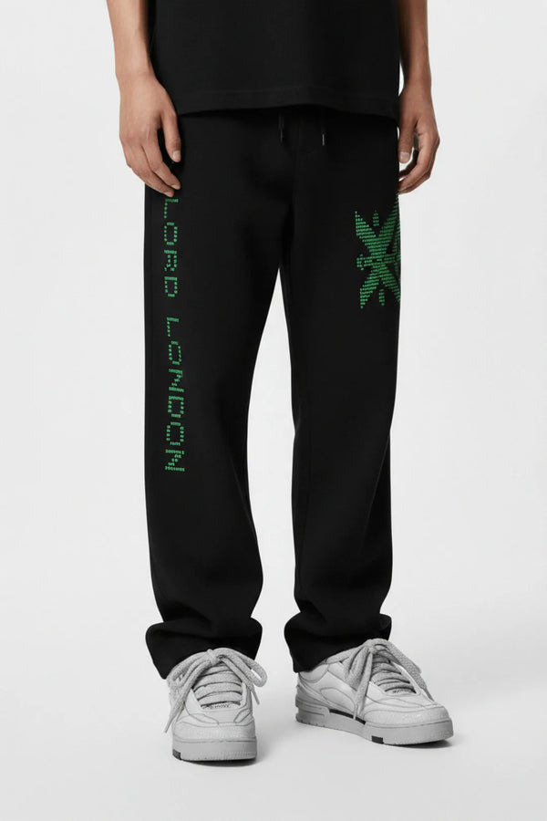 Dot Matrix Uncuffed Fleece Jogger