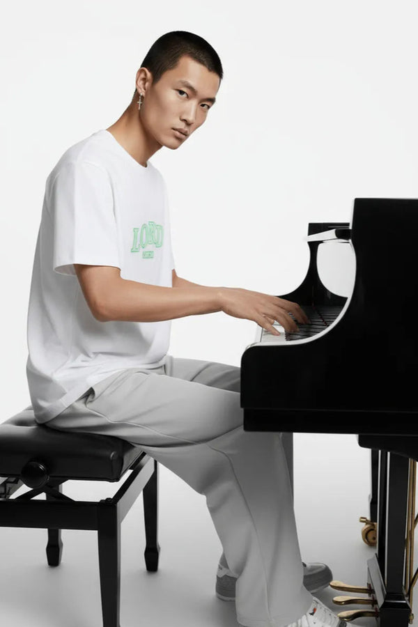 Ballad Slim Fit T-Shirt in Green Pastel